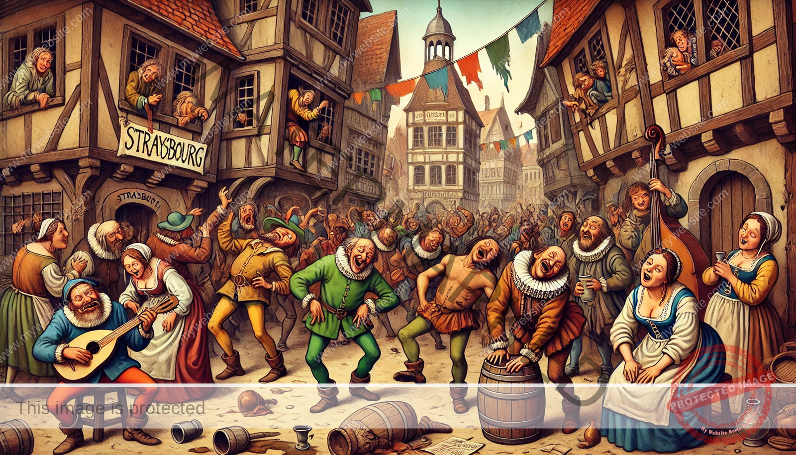 “The Dancing Plague of 1518: When Strasbourg Couldn’t Stop the Beat”