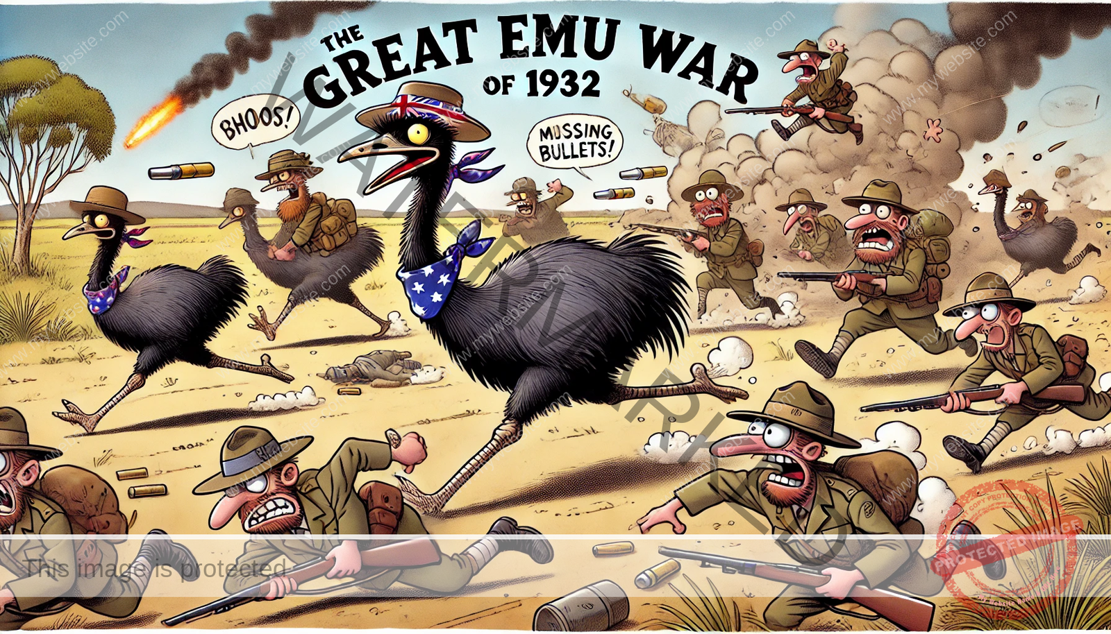 The Great Emu War of 1932 – When Australia Lost a Battle… to Birds 🦅