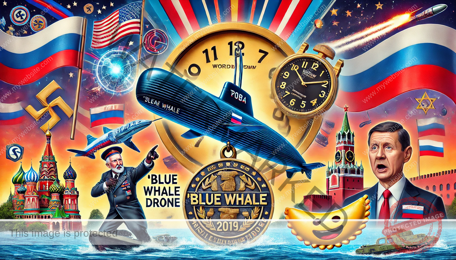 Russia’s Week: World War III Prep, Nazi Medal Makeovers, and a Stealthy Whale Spy