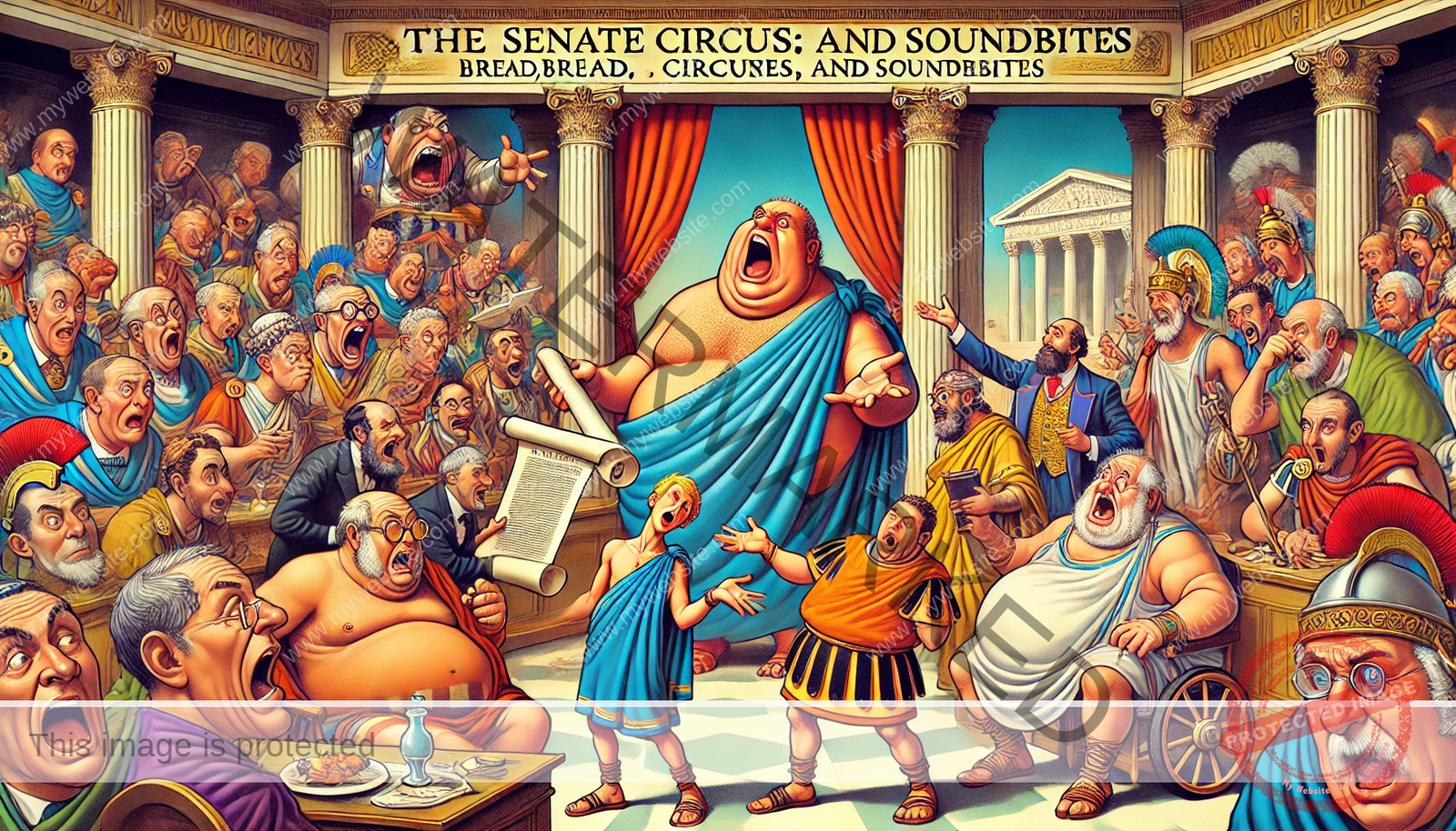 The Senate Circus: A Roman Political Satire