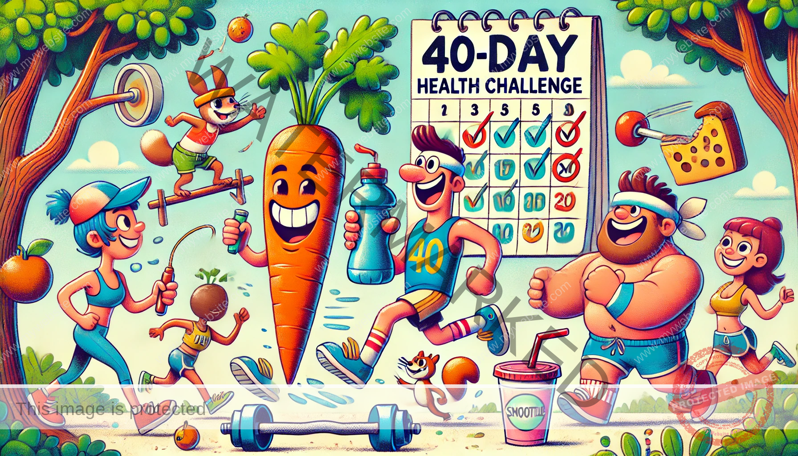 “40 Days to Wellness: The Challenge That’s Kicking Butts (and Kale)!”