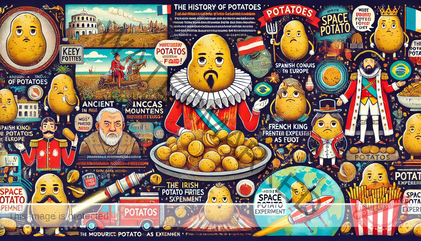 The Wild History of Potatoes: From Sacred Spuds to French Fry Royalty 🥔👑